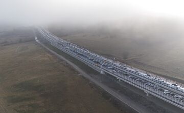 FOTO: Nával návštevníkov v tuneli Višňové