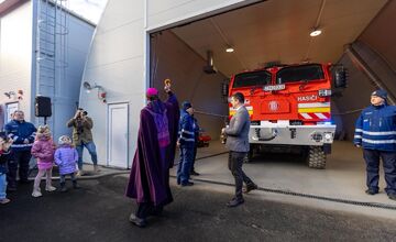 FOTO: Otvorenie novej hasičskej stanice pri tuneli Višňové