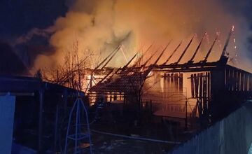 FOTO: Požiar hospodárskej budovy v Jablonovom