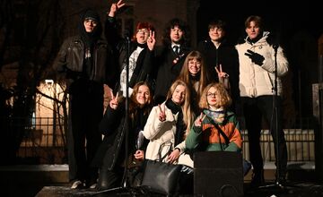 FOTO: Postavili sme sa komunistickým praktikám premiéra. Pripomínajú normalizáciu, desí nás to, hovorí žilinský maturant