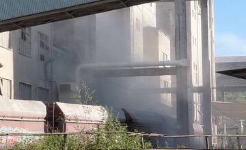 FOTO: Cementáreň v Lietavskej Lúčke sa stretla s nespokojnosťou obyvateľov