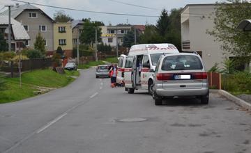Nehoda cyklistu v mestskej časti Trnové