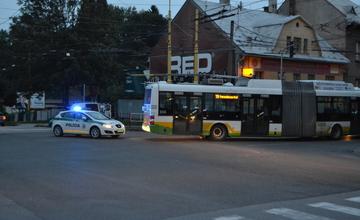 Poškodené vedenie 2.septembra 2014 odstavilo trolejovú dopravu