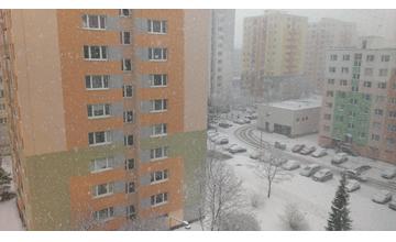 Výdatné sneženie 30.1.2015 v Žiline